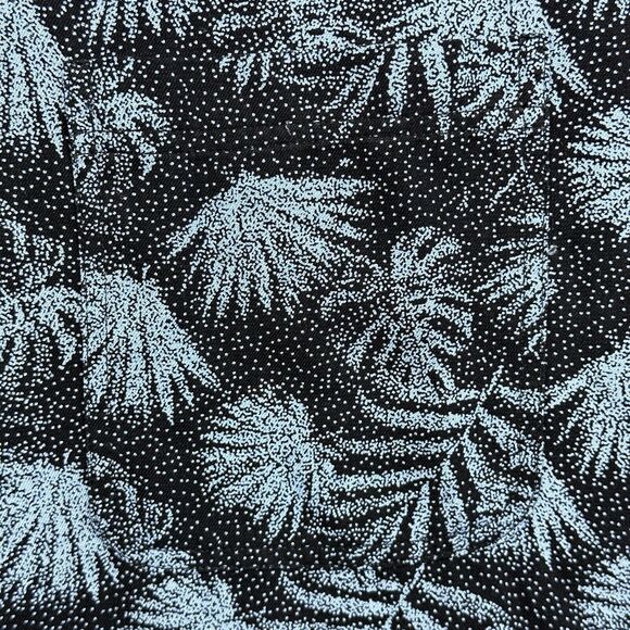 Nat Nast Button Down Shirt Blue Silk Short Sleeve Palm Tree Beach Men's Size XXL - Picture 14 of 16